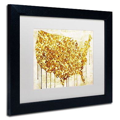 Trademark Fine Art American Dream IV Black Framed Wall Art