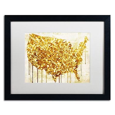 Trademark Fine Art American Dream IV Black Framed Wall Art
