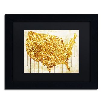 Trademark Fine Art American Dream IV Black Framed Wall Art