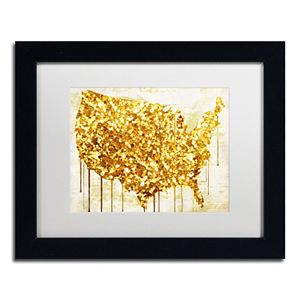 Trademark Fine Art American Dream IV Black Framed Wall Art