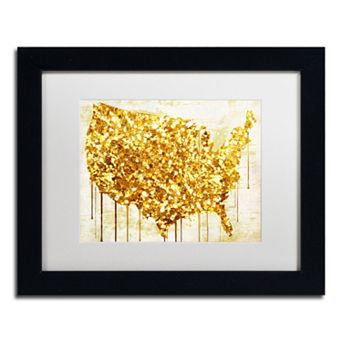 Trademark Fine Art American Dream IV Black Framed Wall Art