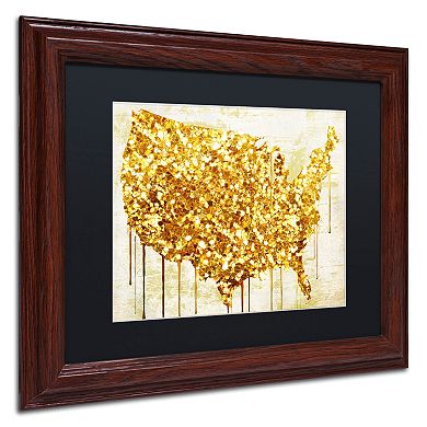 Trademark Fine Art American Dream IV Traditional Framed Wall Art