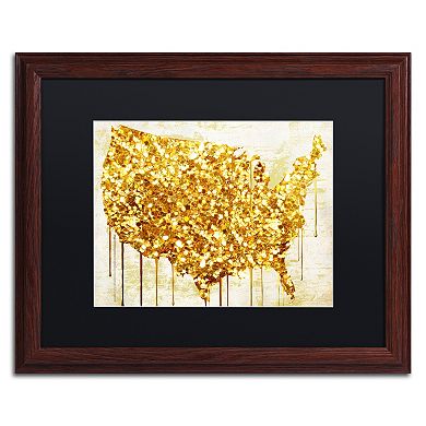 Trademark Fine Art American Dream IV Traditional Framed Wall Art