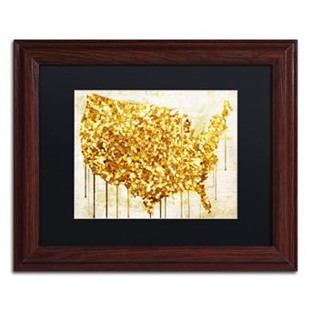 Trademark Fine Art American Dream IV Traditional Framed Wall Art
