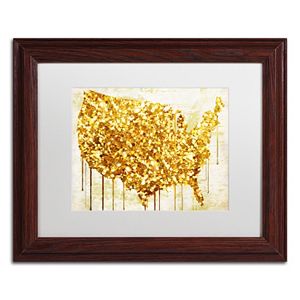 Trademark Fine Art American Dream IV Traditional Framed Wall Art