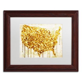 Trademark Fine Art American Dream IV Traditional Framed Wall Art