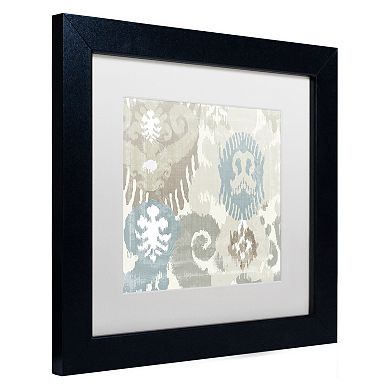 Trademark Fine Art Beach Curry I Black Framed Wall Art