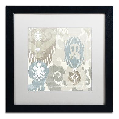 Trademark Fine Art Beach Curry I Black Framed Wall Art