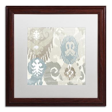 Trademark Fine Art Beach Curry I Traditional Framed Wall Art