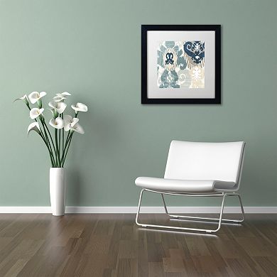 Trademark Fine Art Beach Curry III Black Framed Wall Art