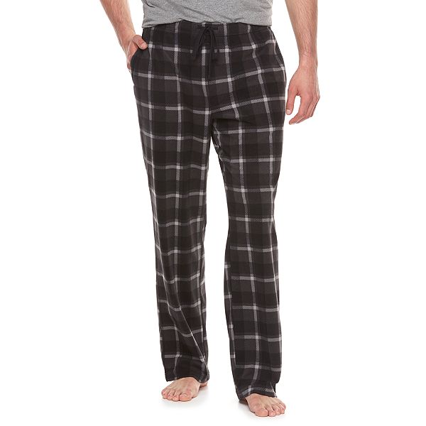 Big & Tall Croft & Barrow® Patterned Microfleece Lounge Pants