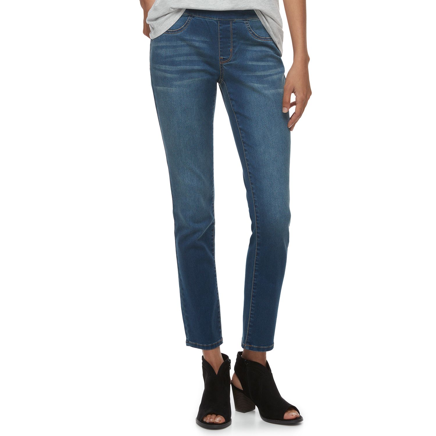 kohls womens colored jeans