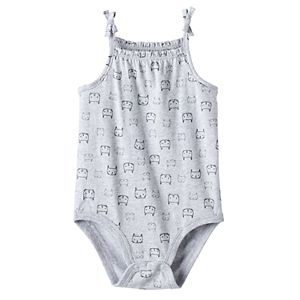 Baby Girl Jumping Beans® Print Cinched Bodysuit