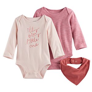 Baby Jumping Beans® 2-pk. Bodysuits & Bib Set