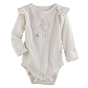 Baby Girl Jumping Beans® Ruffled Graphic Bodysuit