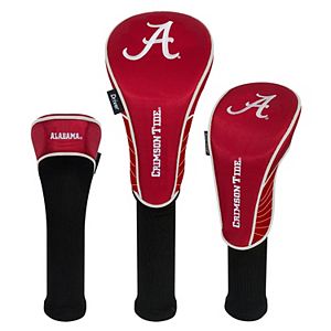 Team Effort Alabama Crimson Tide 3-Piece Club Head Cover Set