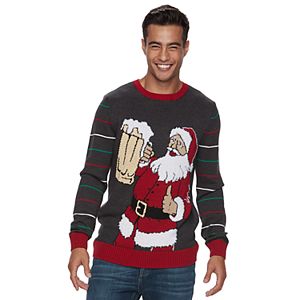 Men's Santa Beer Ugly Christmas Sweater