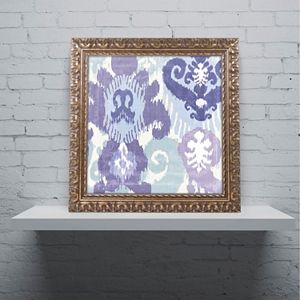 Trademark Fine Art Blue Curry I Ornate Framed Wall Art