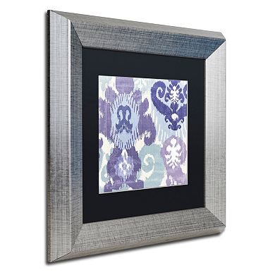 Trademark Fine Art Blue Curry I Framed Wall Art