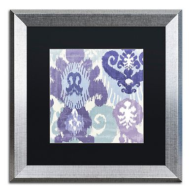 Trademark Fine Art Blue Curry I Framed Wall Art