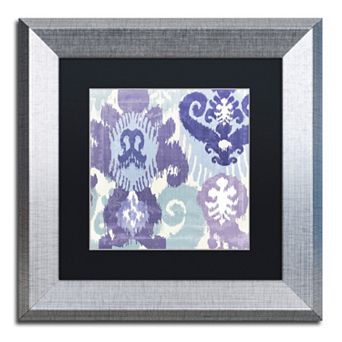 Trademark Fine Art Blue Curry I Framed Wall Art