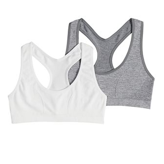 Girls 7-16 Maidenform® 2 pk Seamless Racerback Sports Bras