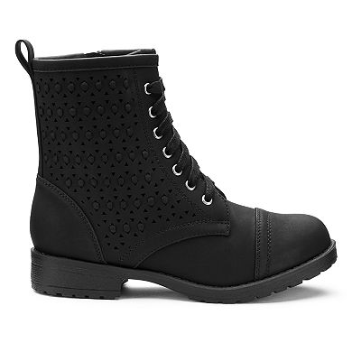 SO® Ivy Girls' Combat Boots