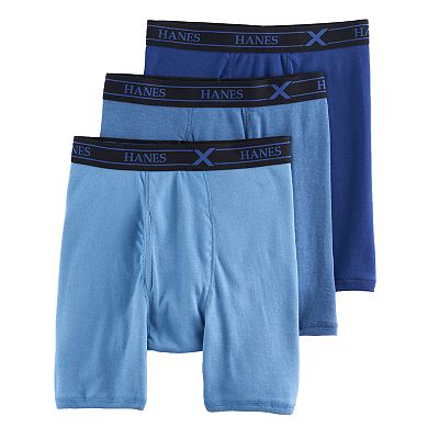 Men's Hanes 3-pack Ultimate X-Temp Comfort Dyed Boxer Briefs