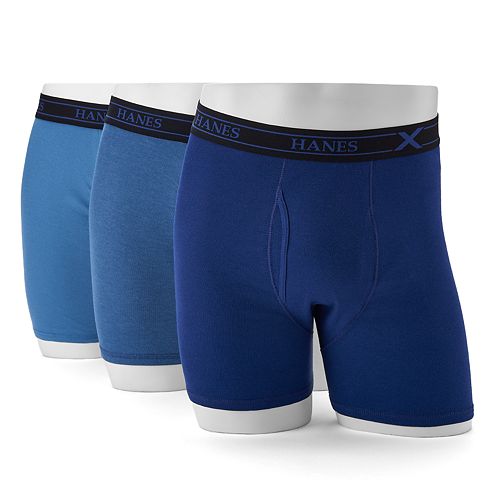 Men's Hanes 3-pack Ultimate X-Temp Comfort Dyed Boxer Briefs