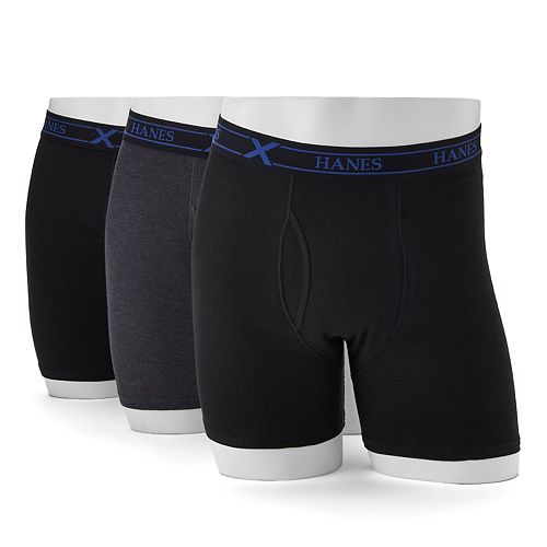 Men's Hanes 3-pack Ultimate X-Temp Comfort Dyed Boxer Briefs