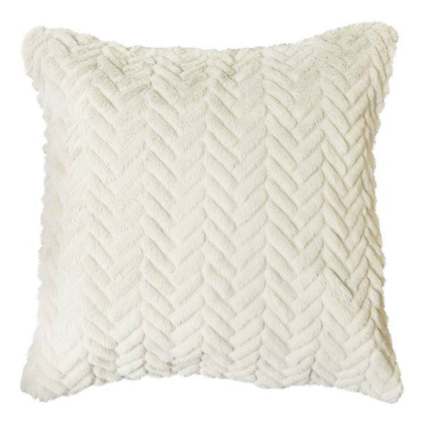 Spencer Home Decor Toby Faux Fur Throw Pillow