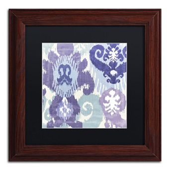 Trademark Fine Art Blue Curry I Traditional Framed Wall Art