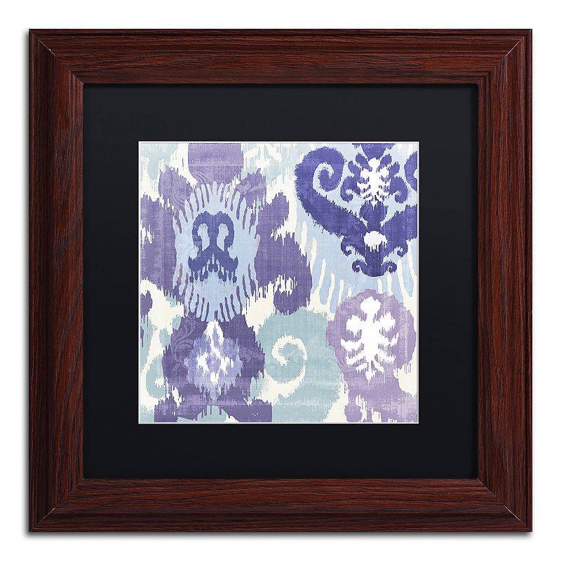 Trademark Fine Art Blue Curry I Traditional Framed Wall Art, Black, 11X11 - 80976696 - Home Decor Bring a lovely look to your living room or bedroom sku 80976696
