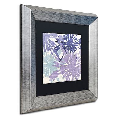 Trademark Fine Art Blue Curry II Framed Wall Art