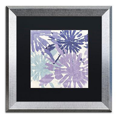 Trademark Fine Art Blue Curry II Framed Wall Art