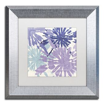 Trademark Fine Art Blue Curry II Framed Wall Art