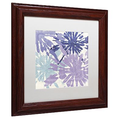 Trademark Fine Art Blue Curry II Traditional Framed Wall Art