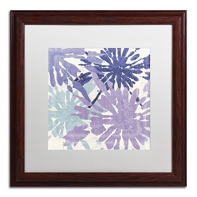 Trademark Fine Art Blue Curry II Traditional Framed Wall Art