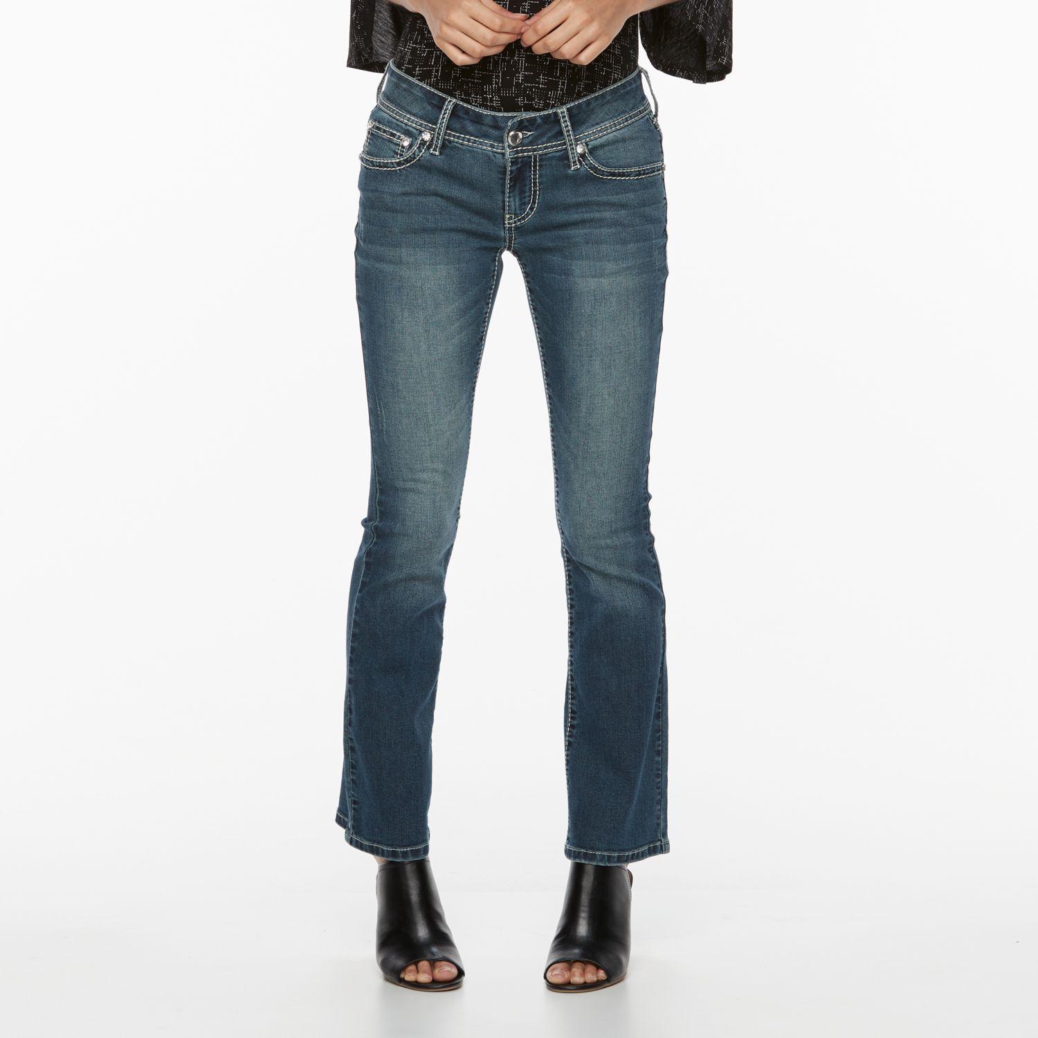 apt 9 embellished jeans