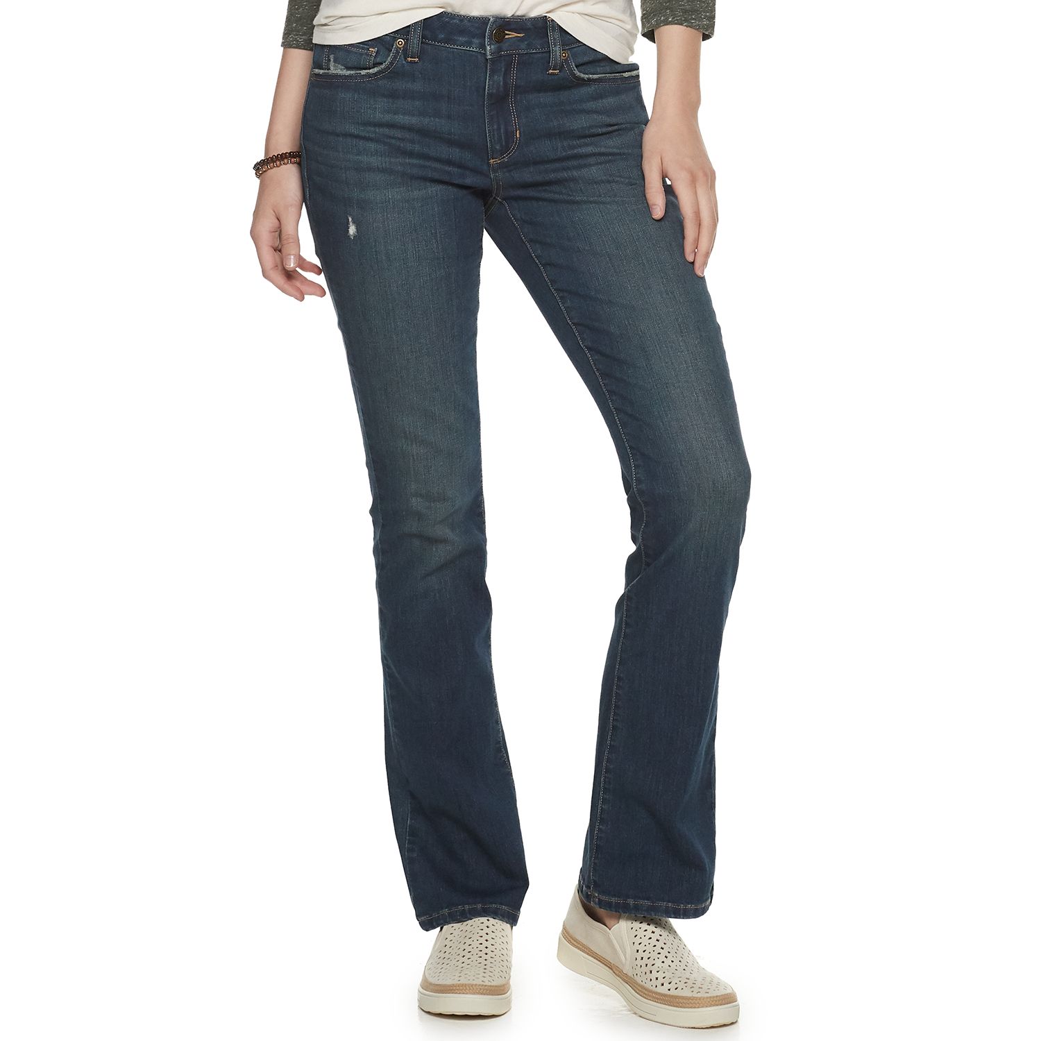 sonoma slim bootcut jeans