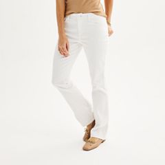 White best sale bootcut jeggings