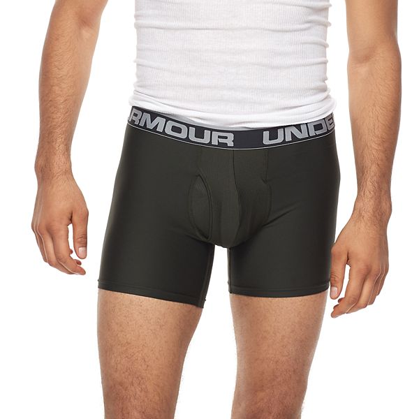 3 Mens Under Armour Boxer Brief XL Black Gray Green 6 Inch 1277238 1277245 for sale online 