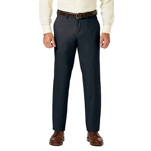 Men's J.M. Haggar Premium StraightFit Stretch Sharkskin FlatFront