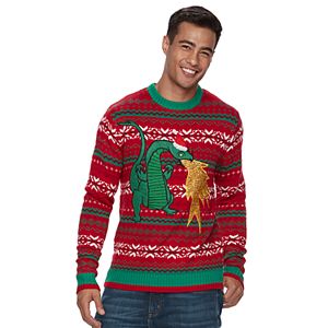 Men's Dragon Ugly Christmas Sweater