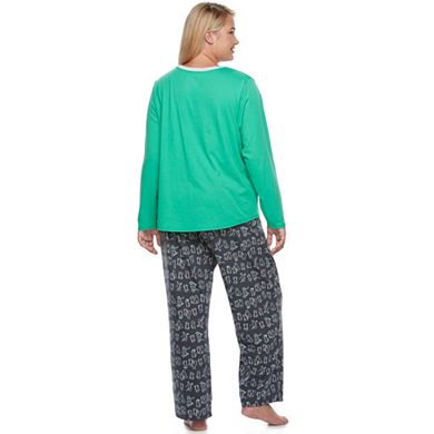 Juniors' Plus Size SO® Pajamas: Knit Pants, Sleep Shorts & Sleep Top 3-Piece PJ Set