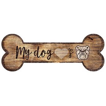 Butler Bulldogs Dog Bone Wall Sign