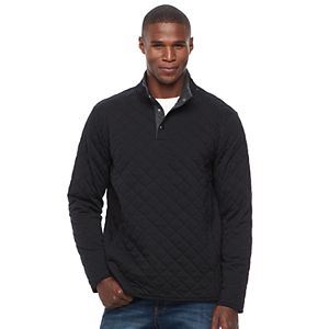 Men's Croft & Barrow® Classic-Fit Outdoor Quilted Mockneck Pullover