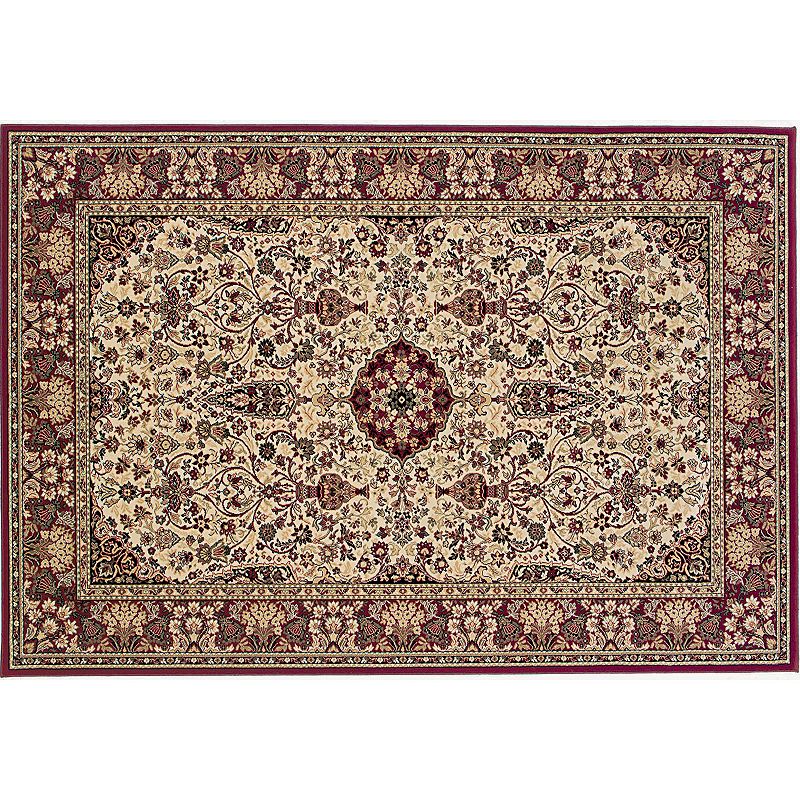 Couristan Everest Ardebil Framed Floral Rug, Multicolor, 8Ft Sq