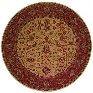Couristan Everest Tabriz Framed Floral Rug