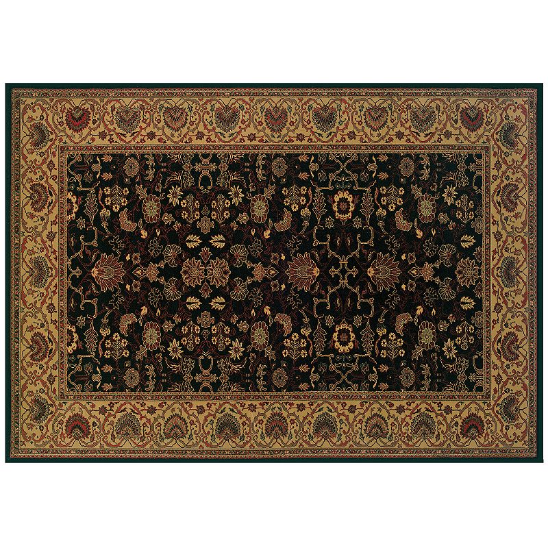 Couristan Everest Tabriz Framed Floral Rug, Multicolor, 8Ft Rnd
